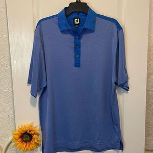 Footjoy Performance Stretch Golf Polo. Size M. “The Georgia Club” logo.